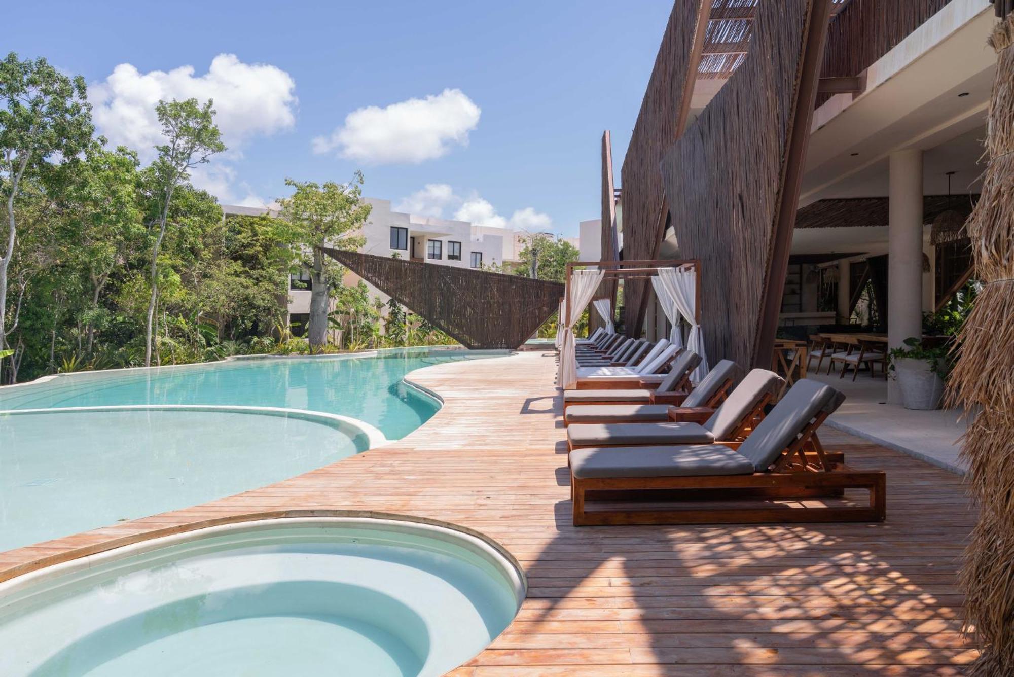Extraordinary 2Br Apartment In Fully Equipped Hotel In Tulum Esterno foto
