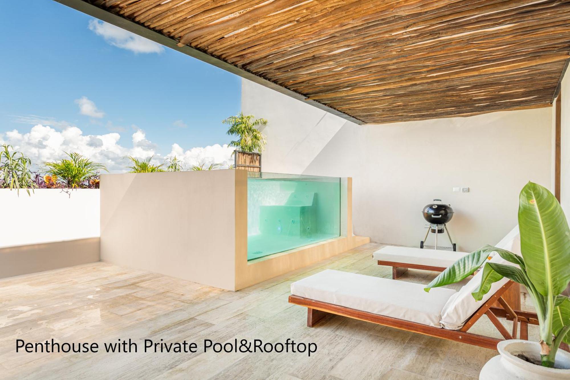 Extraordinary 2Br Apartment In Fully Equipped Hotel In Tulum Esterno foto